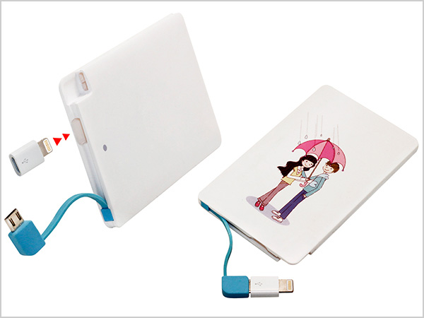Credit Card Power Bank With Company Logo